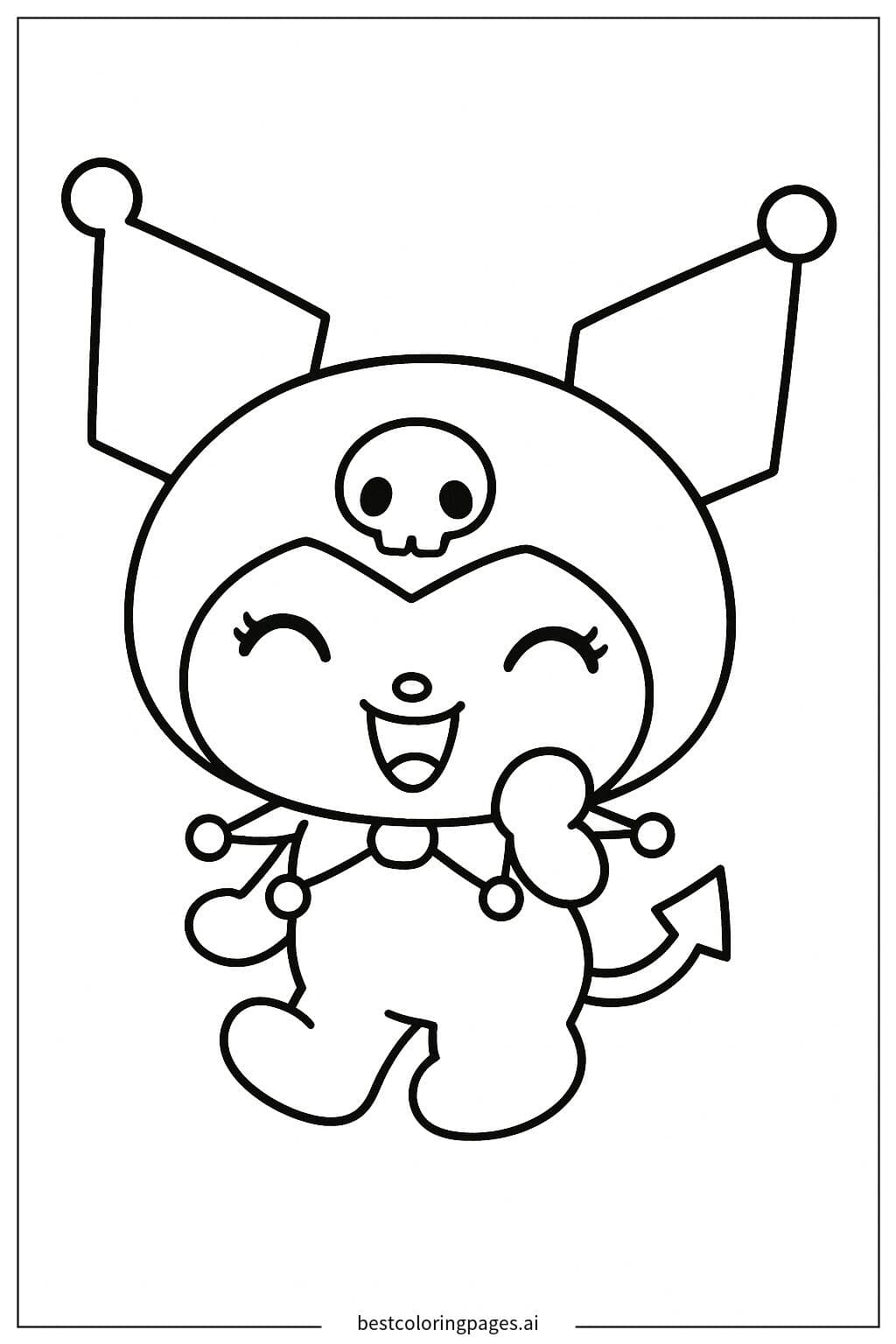 Kuromi 的甜美微笑