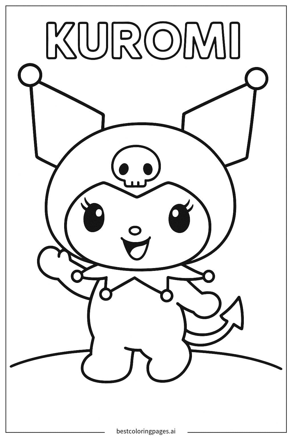 Kuromi挥手