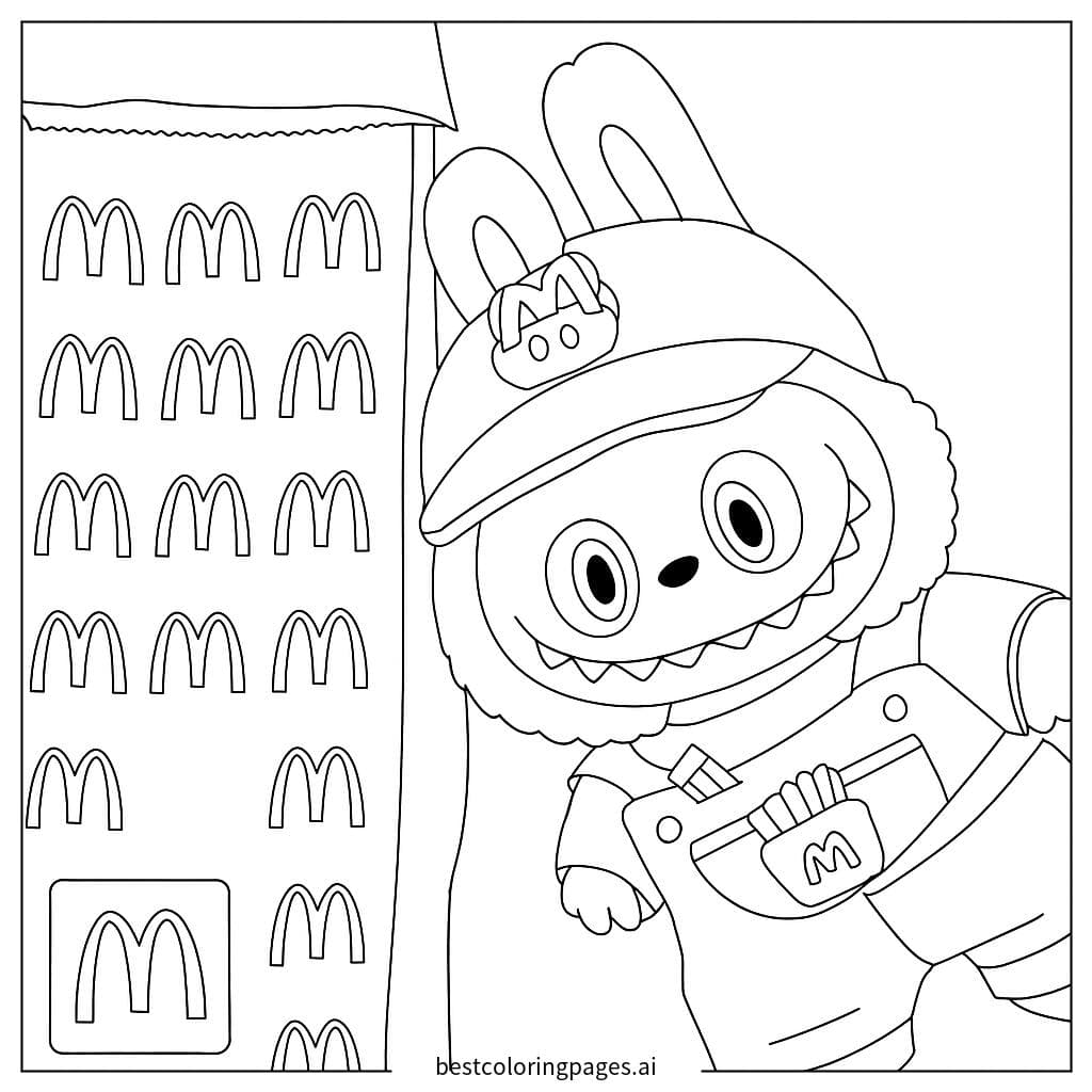 Labubu at McDonald's