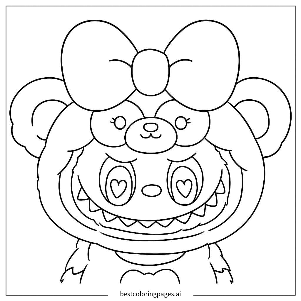 Labubu trong Bộ Đồ Gấu 2