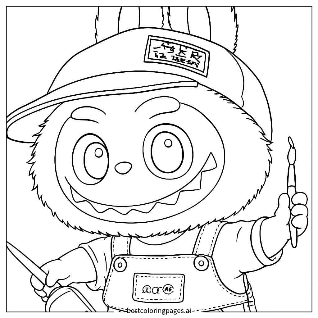 Labubu's Artistic Adventure
