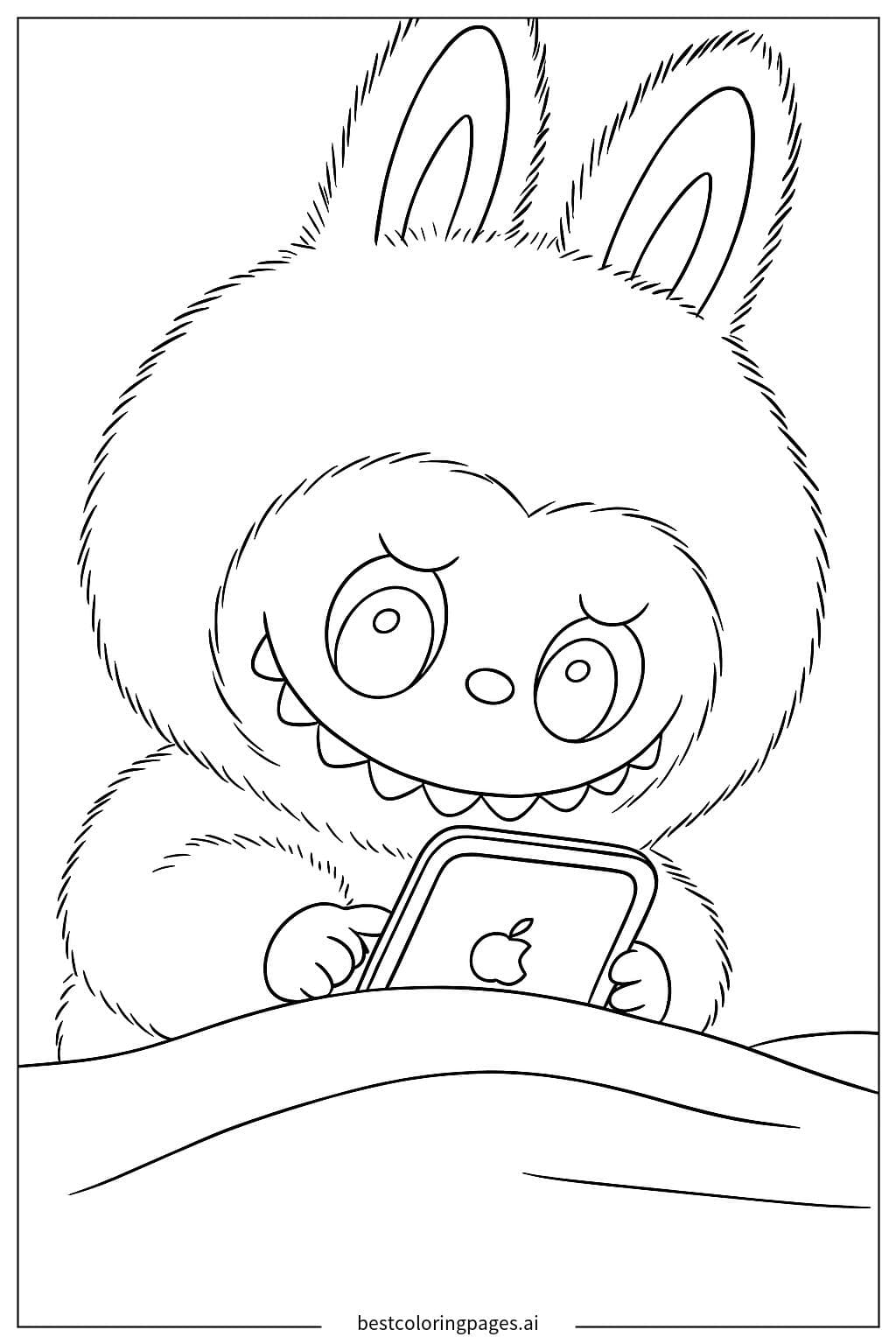 Labubu on a Phone Adventure