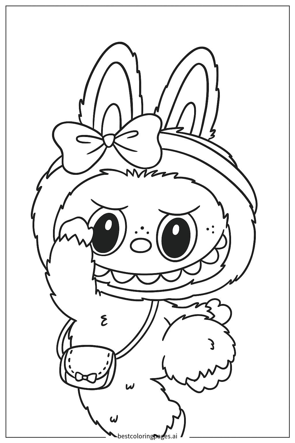 Labubu with a Bow