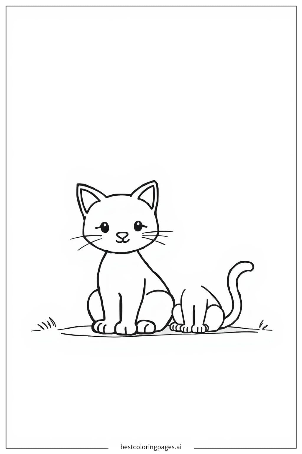 Lettre C avec Chat