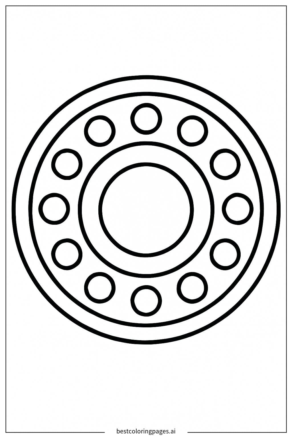 Mandala with Circles and Dots