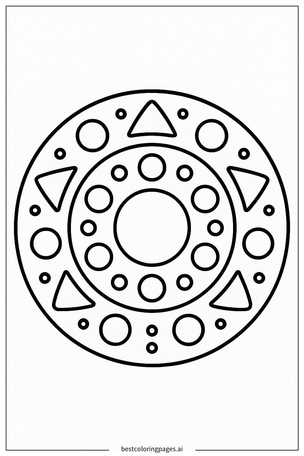 Mandala with Dots Pattern