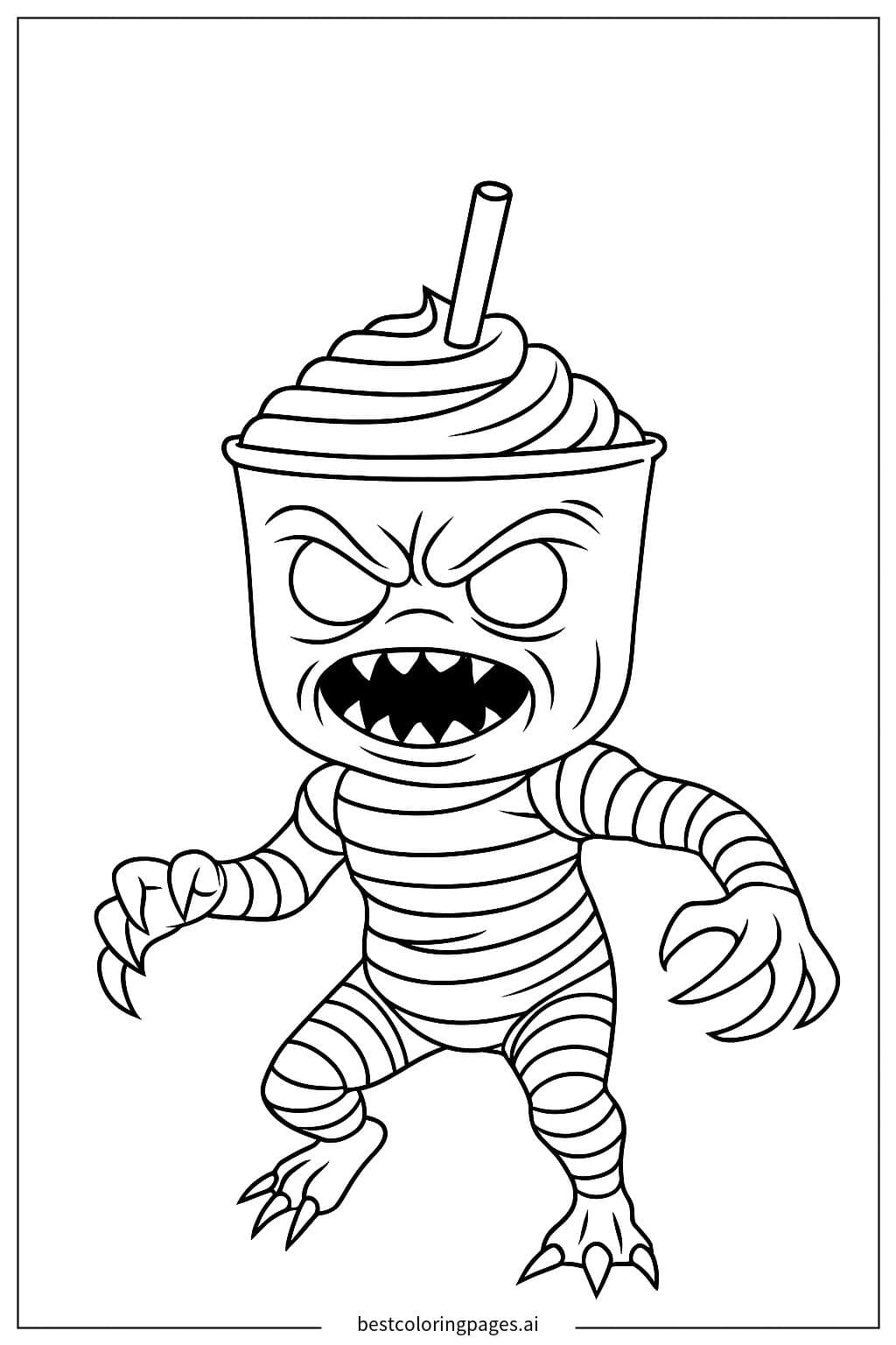 Quái vật Milkshake gầm gừ