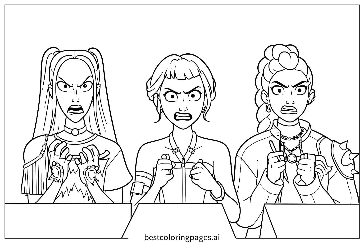 Mira and the Trio's Anger
