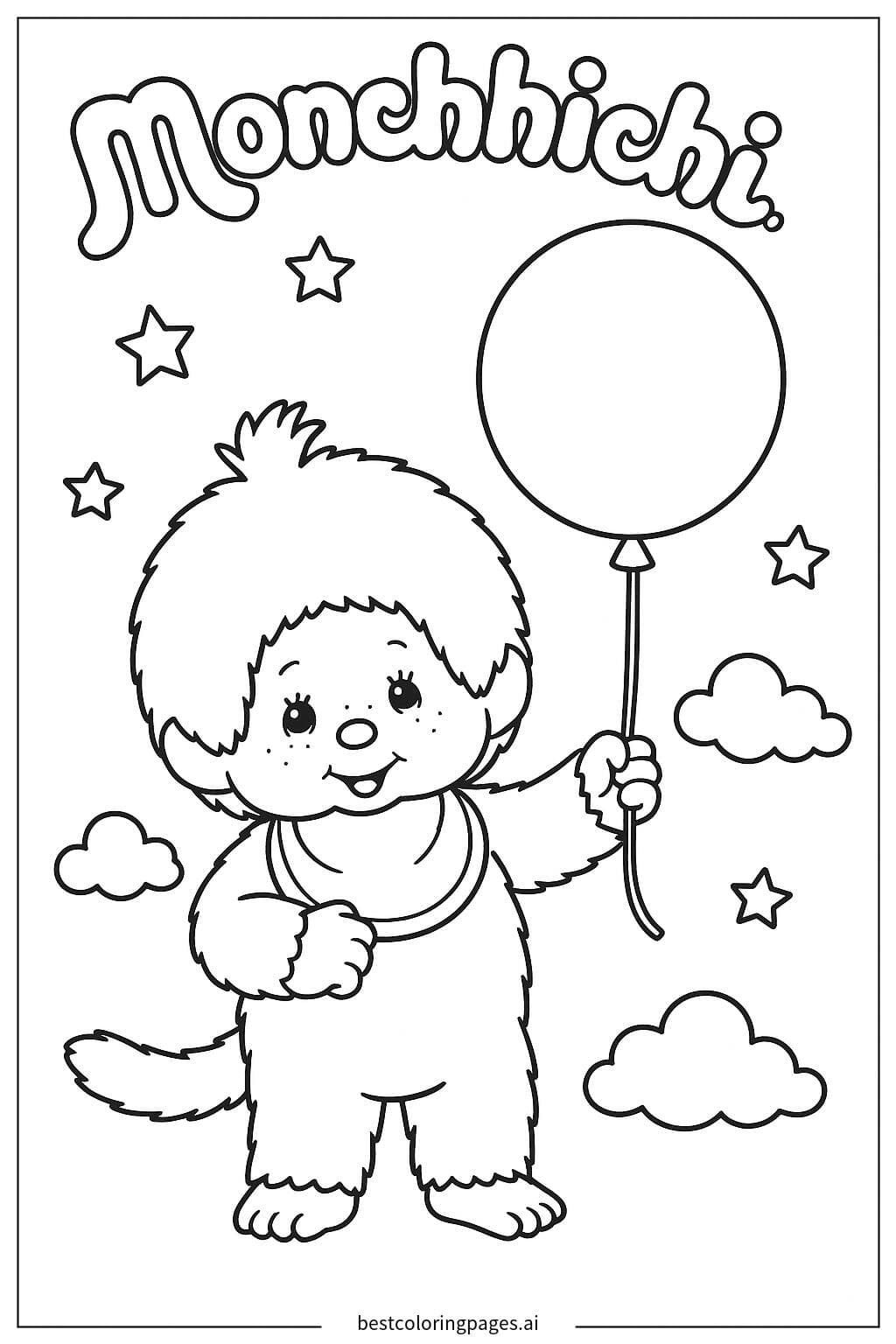 Monchhichi con Palloncino