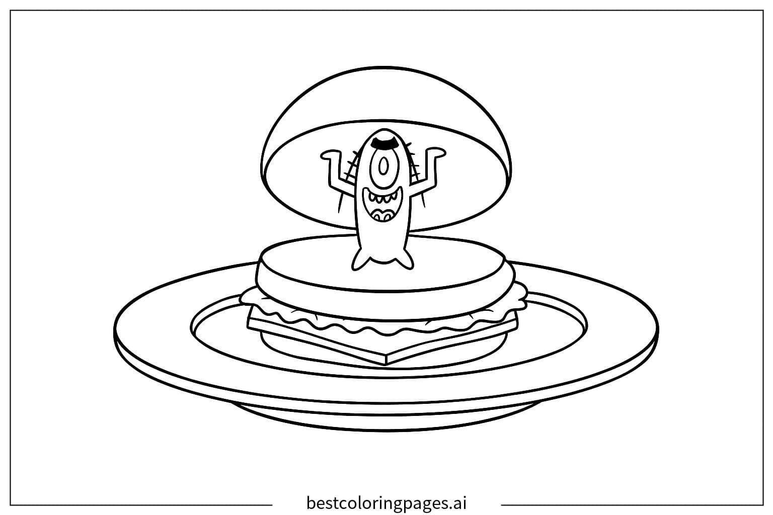 Monster Burger Surprise