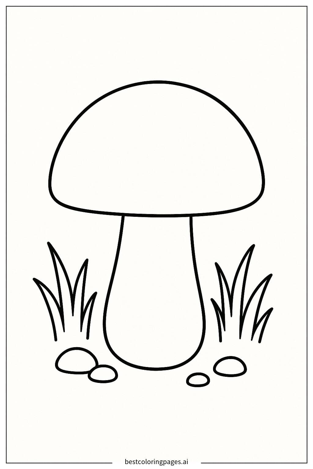 Mushroom in a Forest