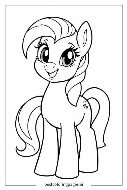 My Little Pony Joyfully Standing