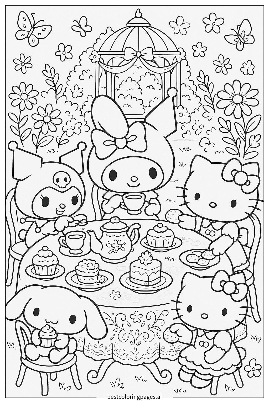My Melody's Tea Party with Friends