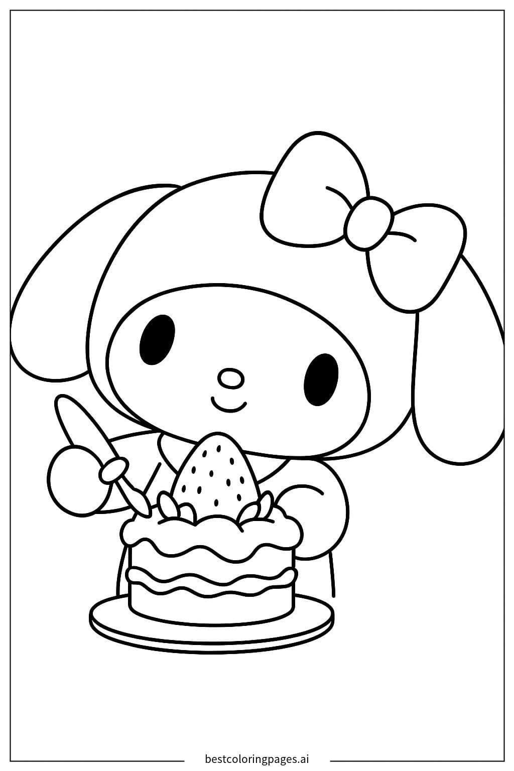 My Melody Menghias Kue
