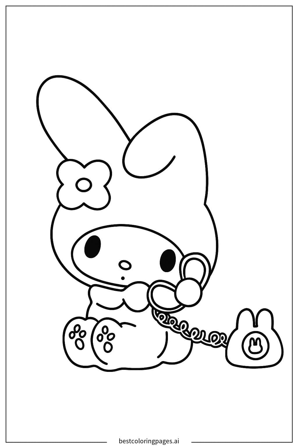 My Melody al telefono