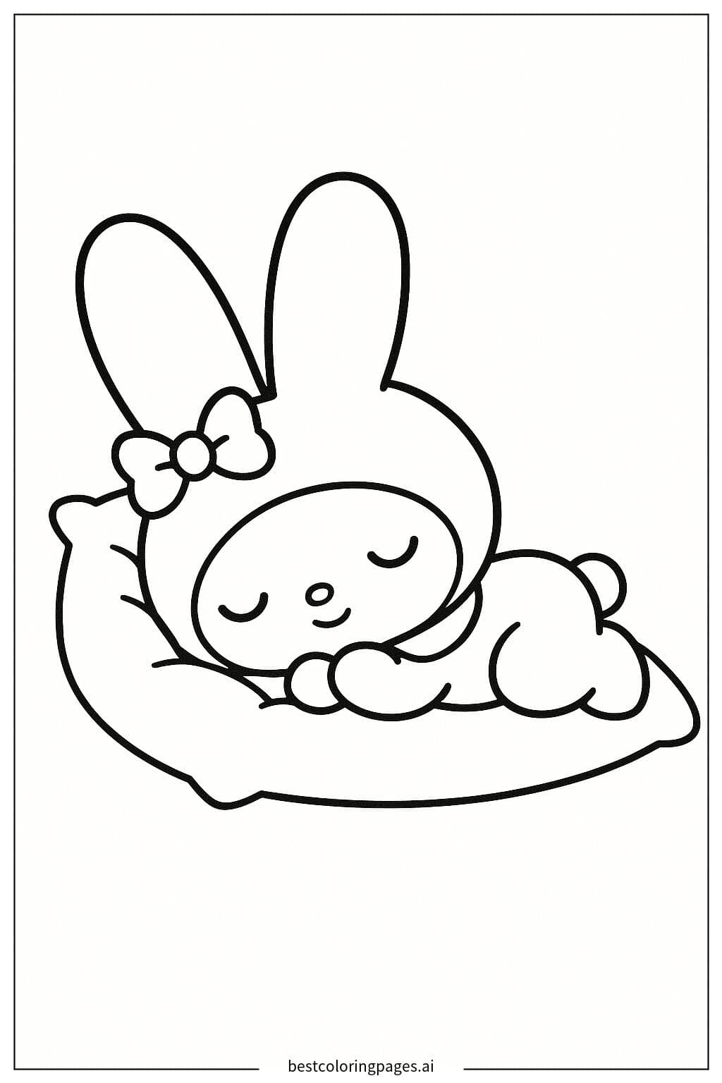 My Melody Sleeping Peacefully