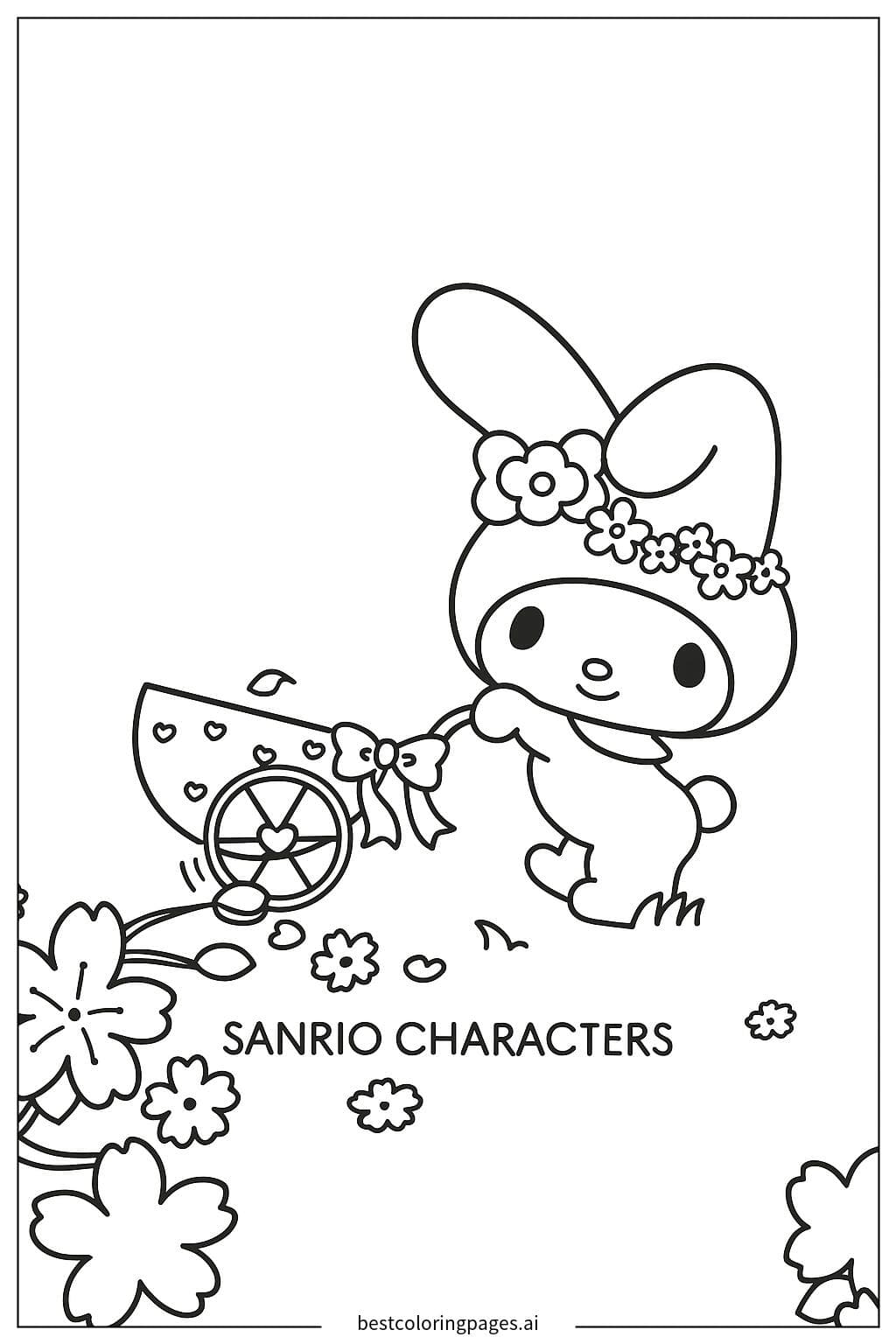 My Melody with Flowers