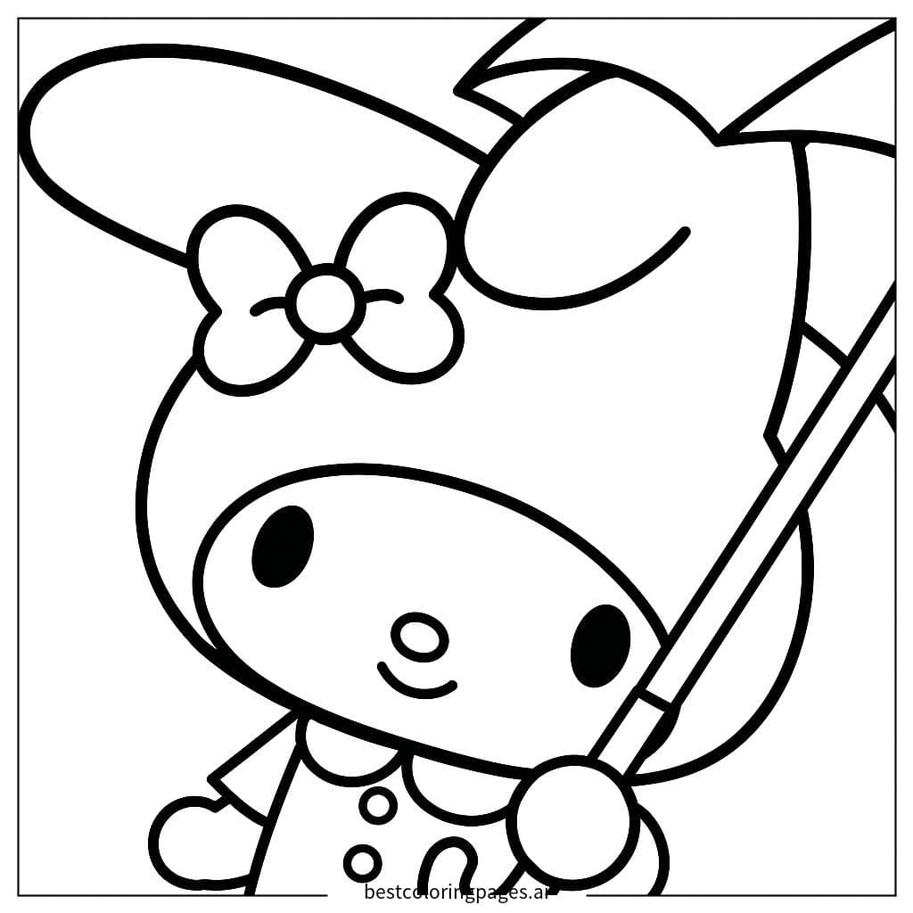 우산을 든 마이멜로디