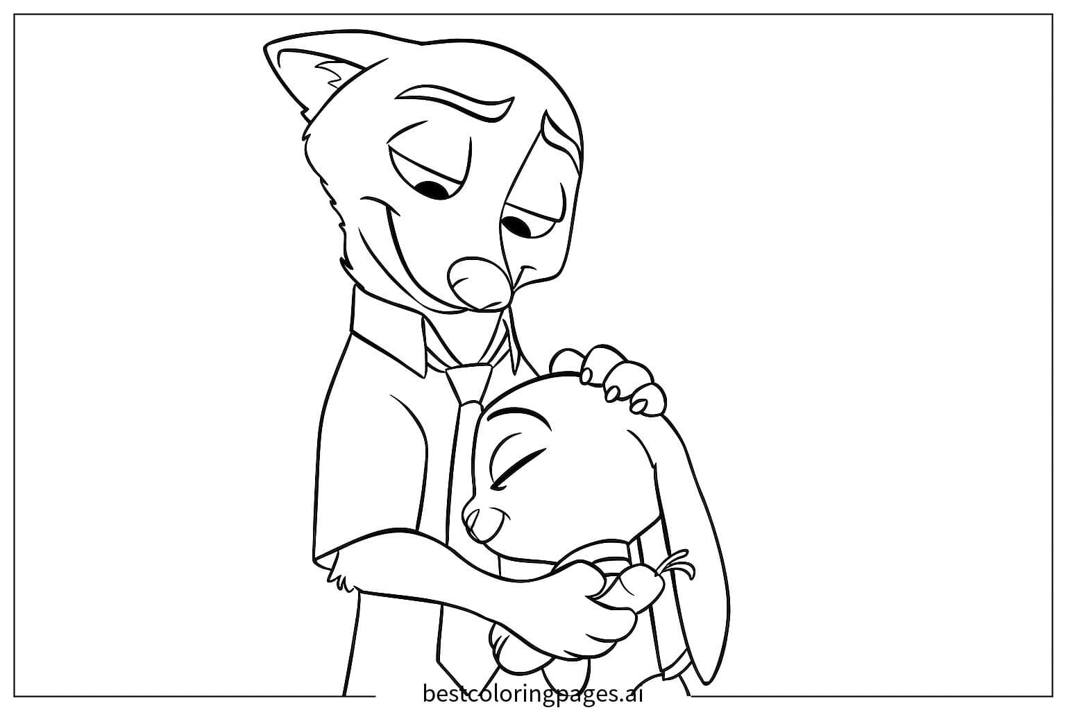 Nick Comforts Judy