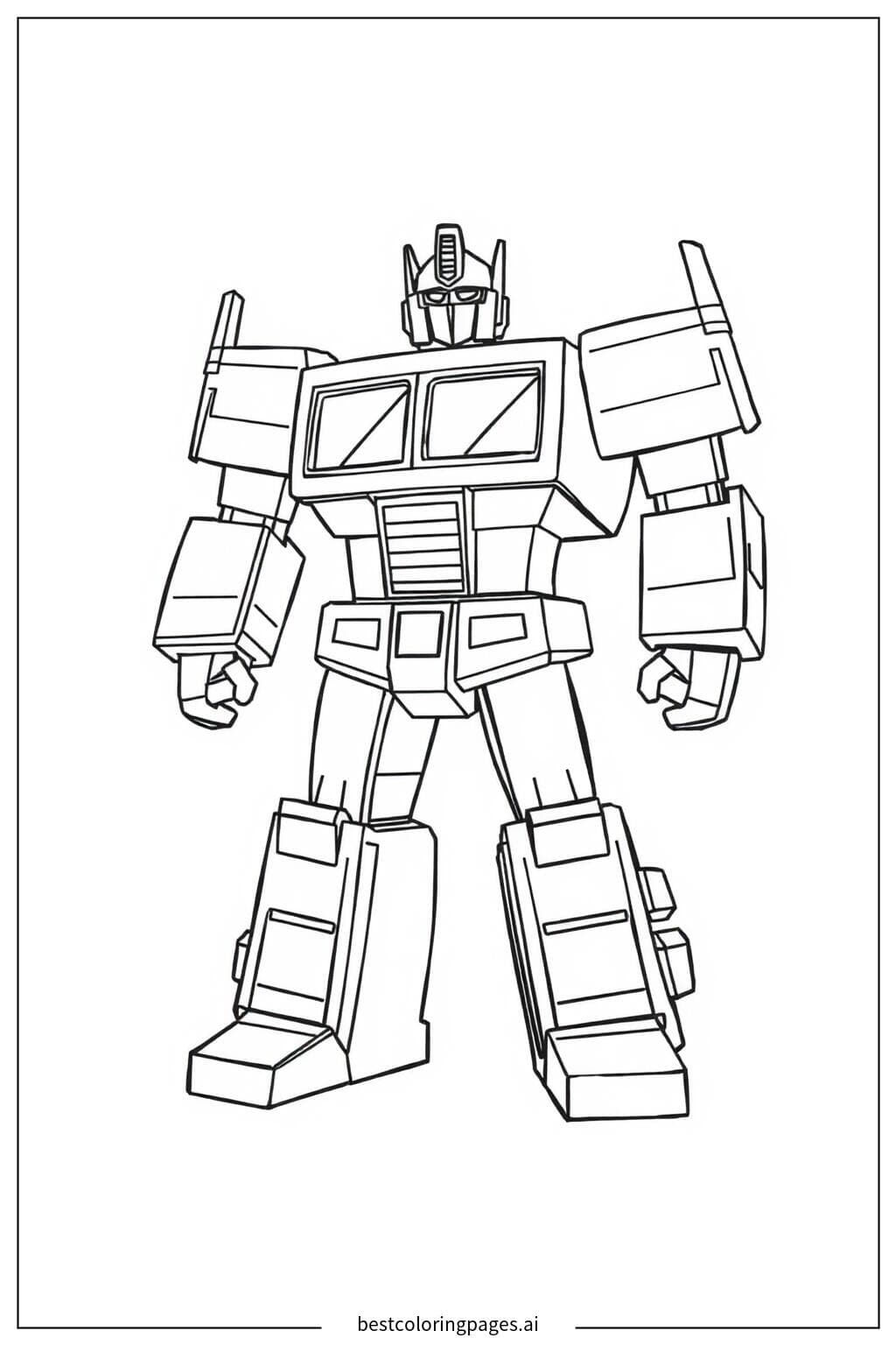 Optimus Prime Biến Hình Đơn Giản