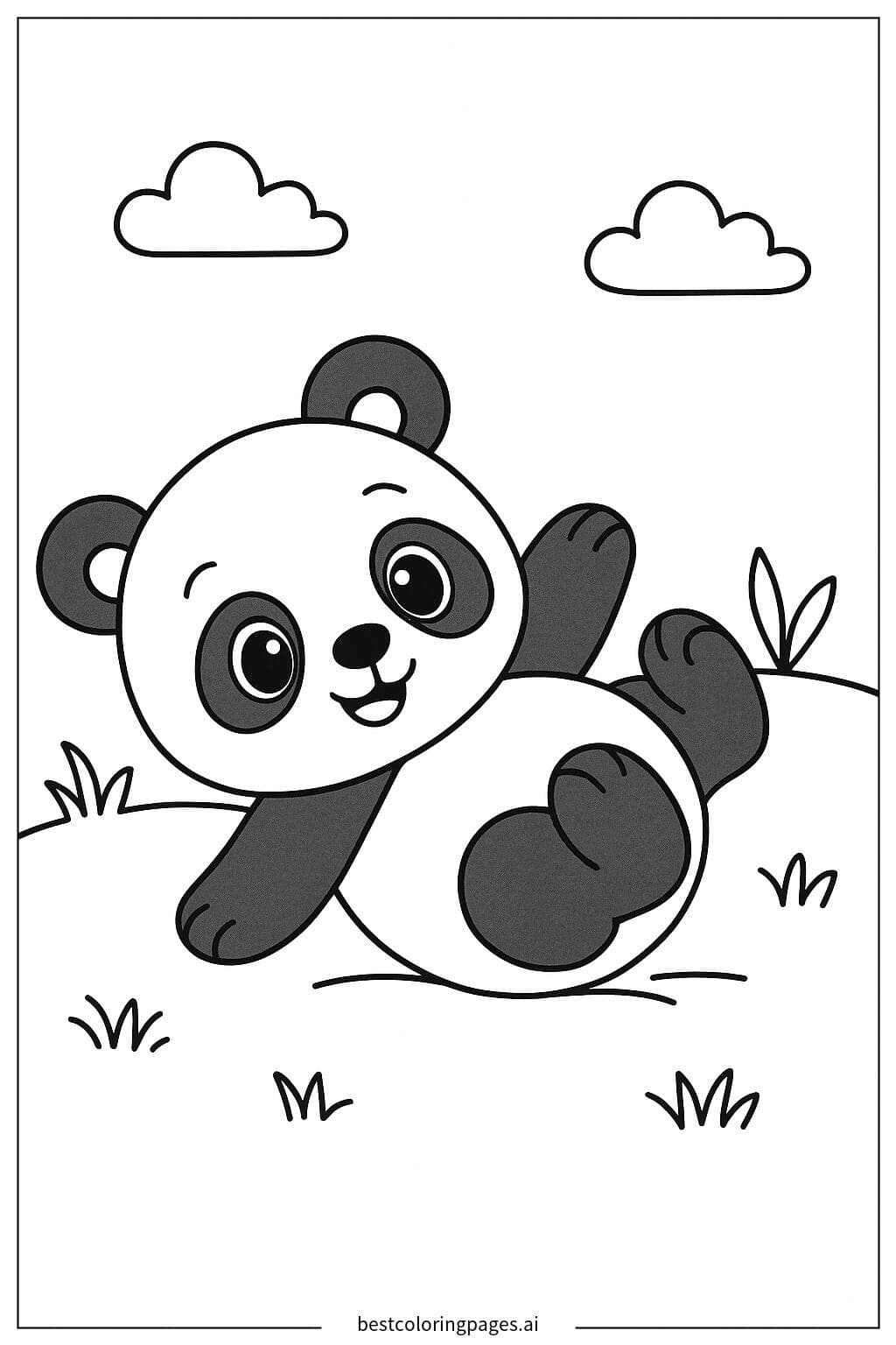 Joyful Panda Rolling