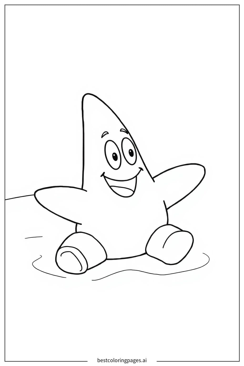 Patrick Star Relaxing