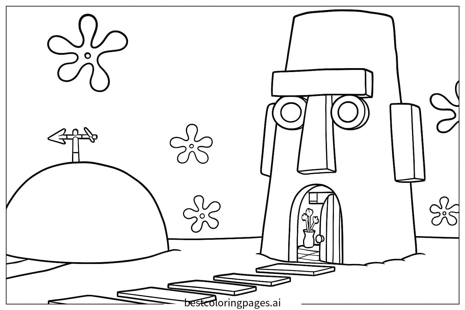 Patrick's Underwater Rock House