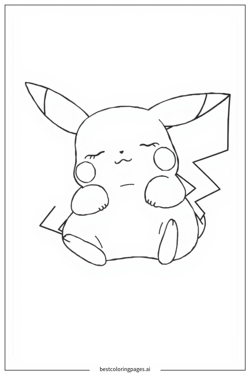 Sleeping Pikachu