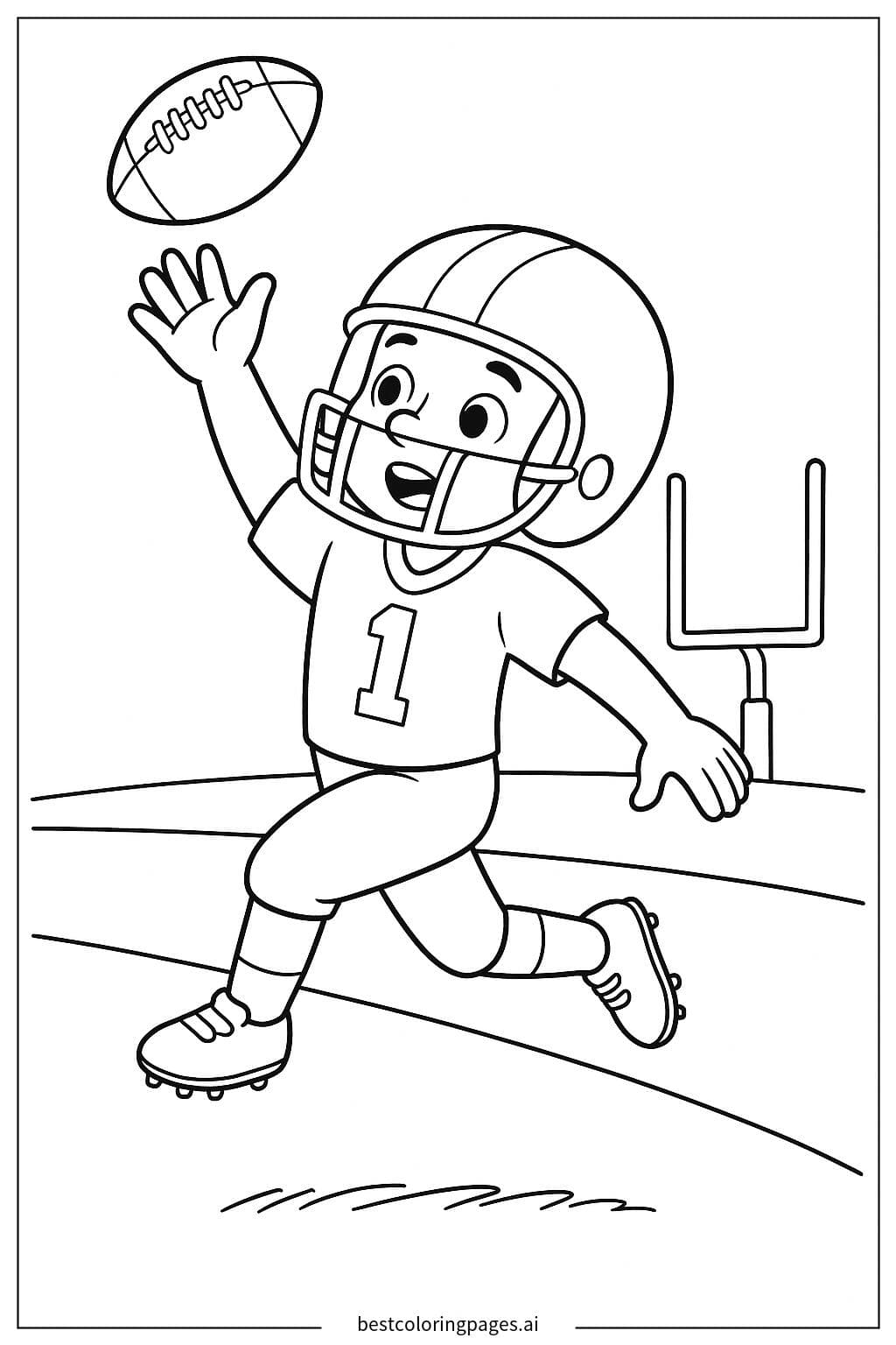 Exciting Football Catch