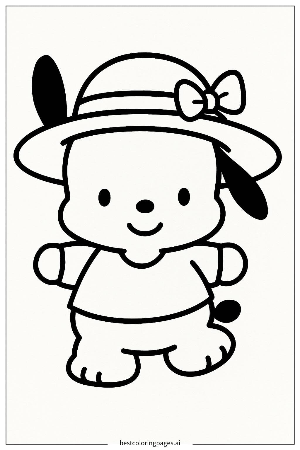 Pochacco in a Sunny Sunhat