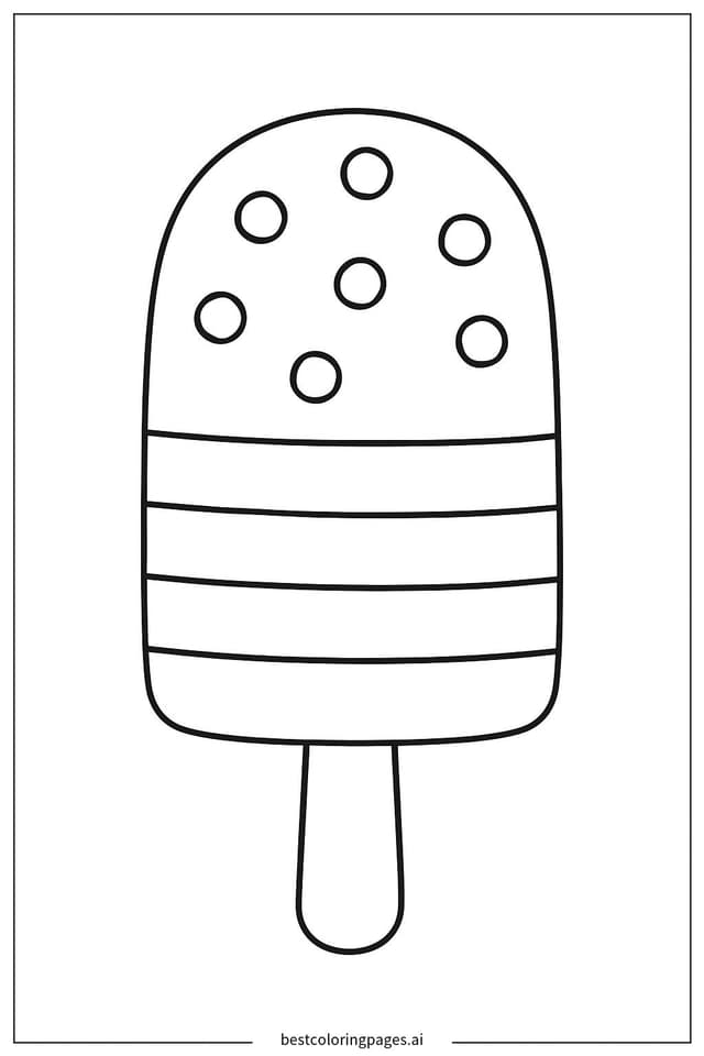 Disegni di Ghiacciolo da Colorare