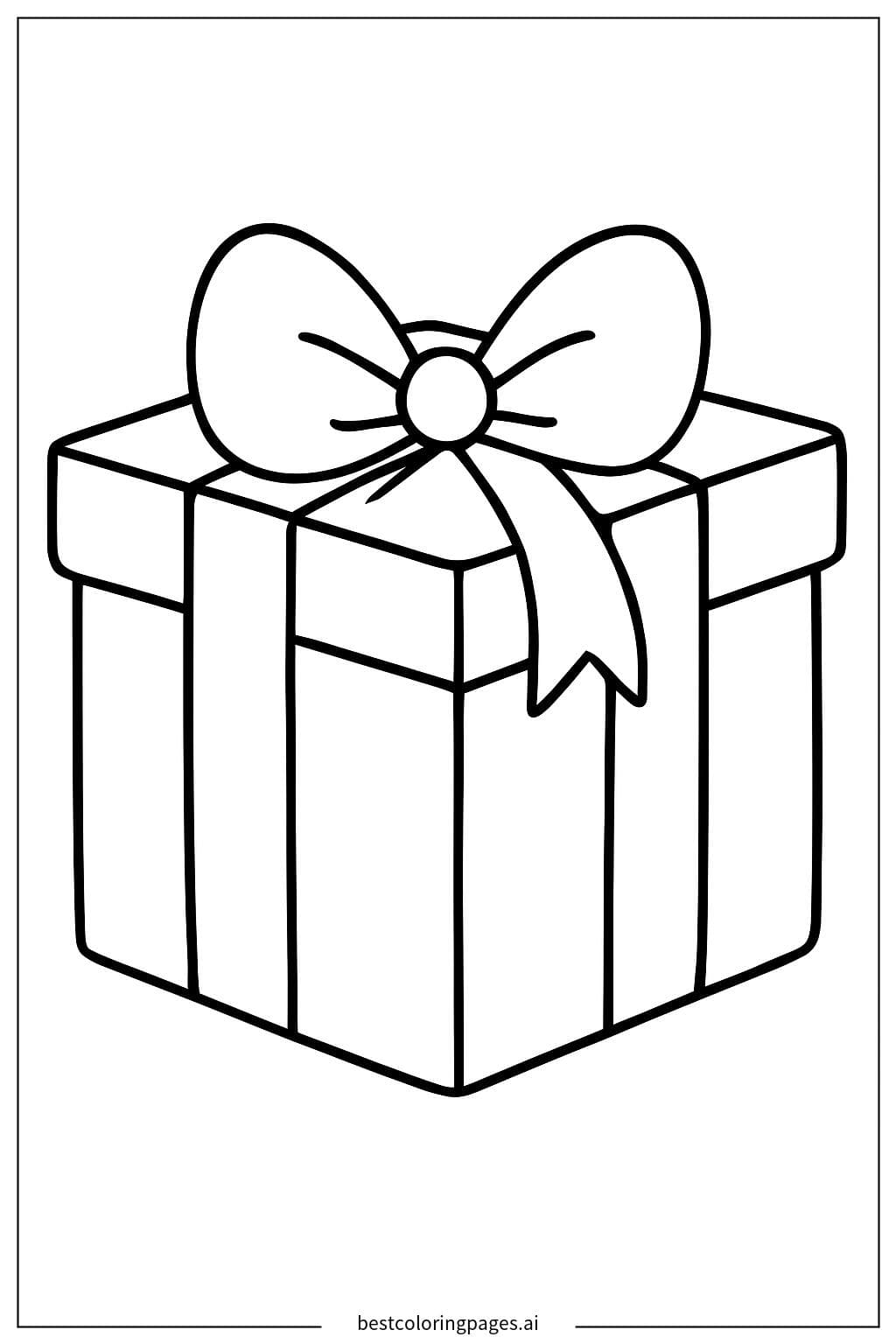 Christmas Gift Box with Bow