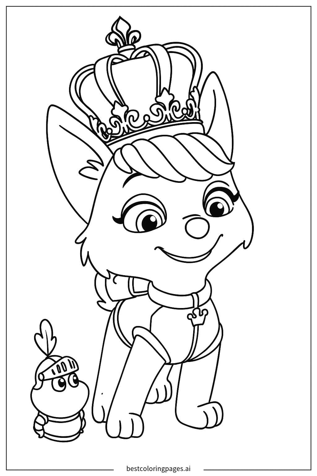 Princess Pup with Knight