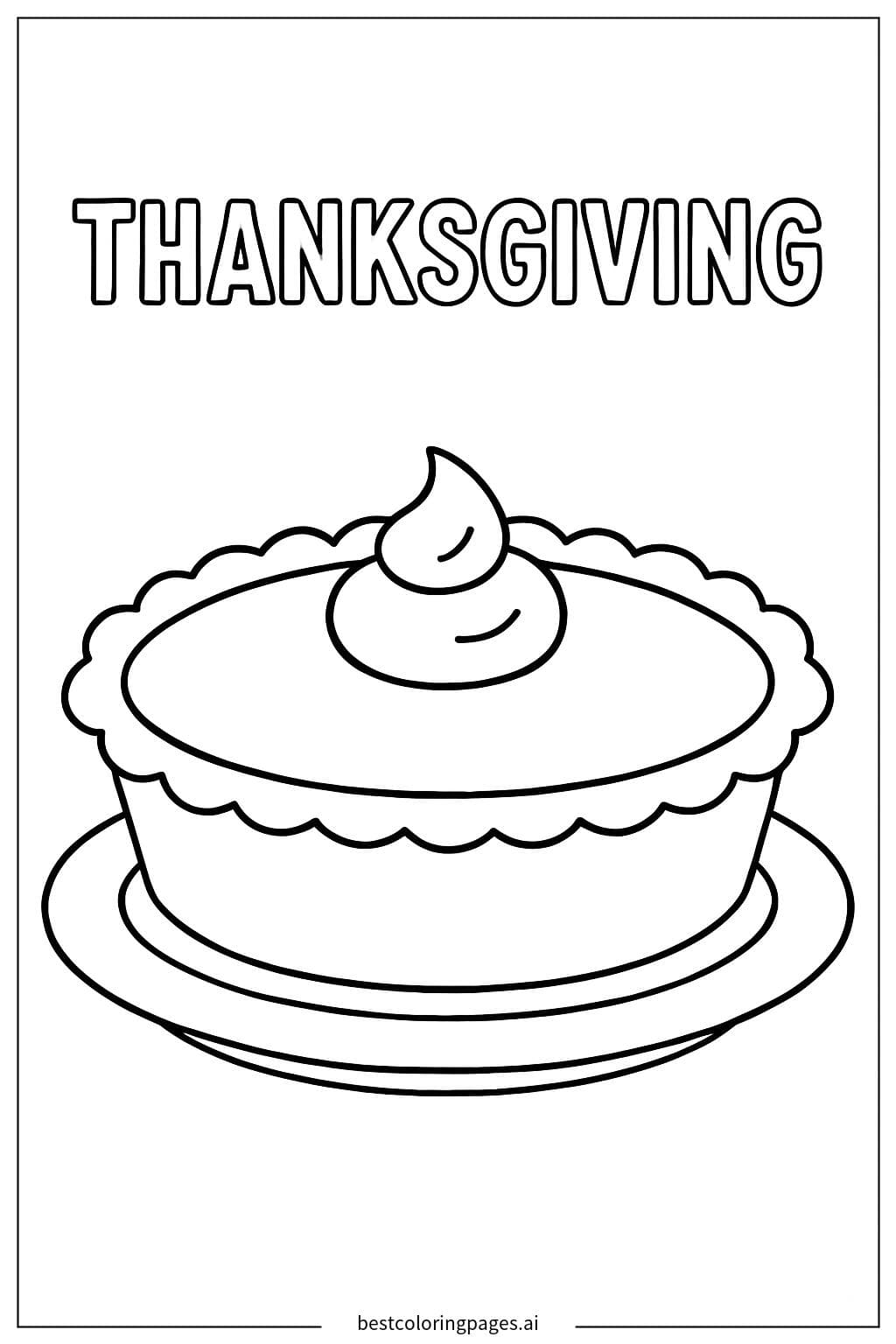 Pumpkin Pie on a Plate
