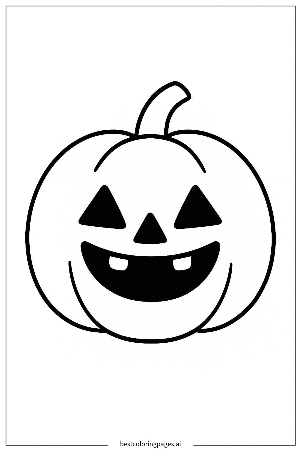 Cheerful Halloween Pumpkin
