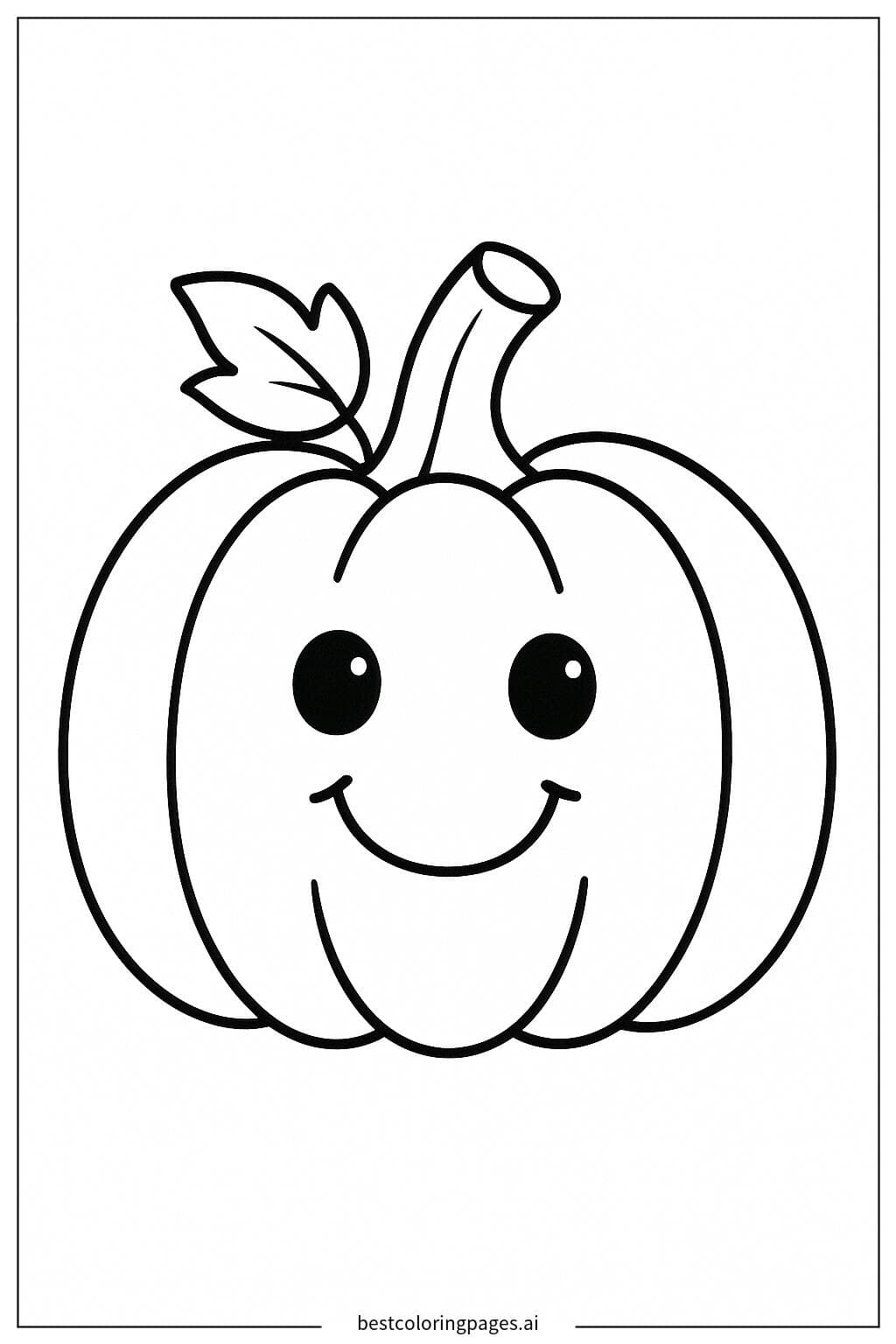 Smiling Thanksgiving Pumpkin