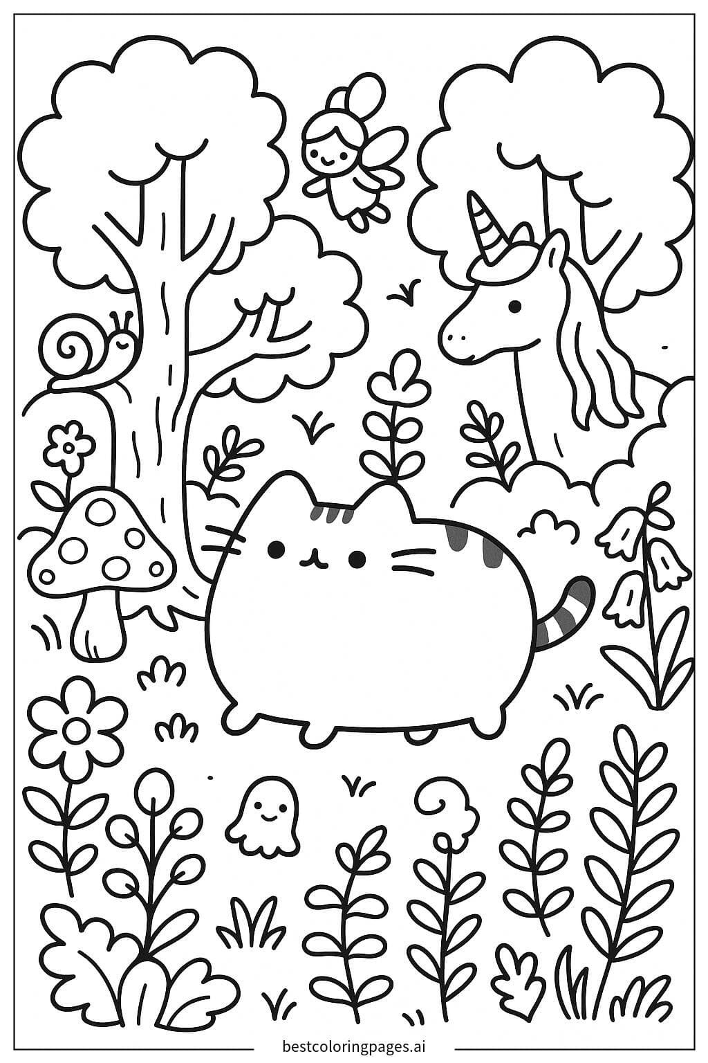 마법의 숲 속 푸쉰
