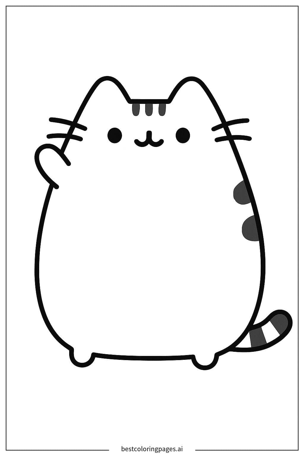 푸쉰이 인사해요