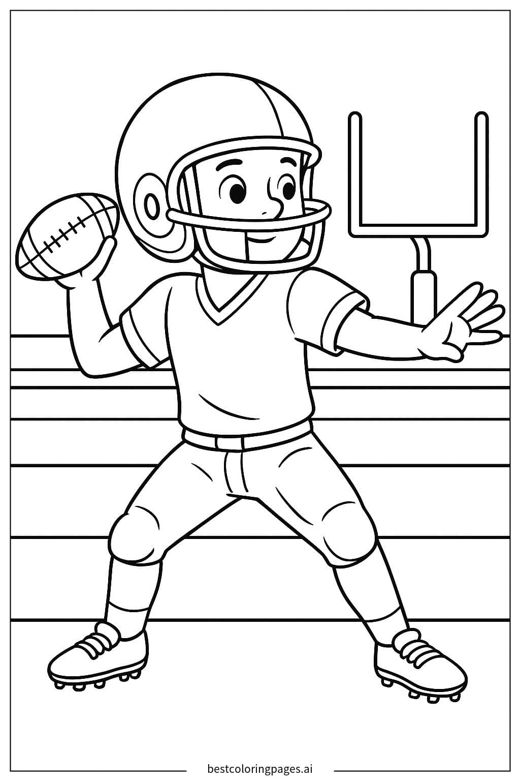 Quarterback in Action
