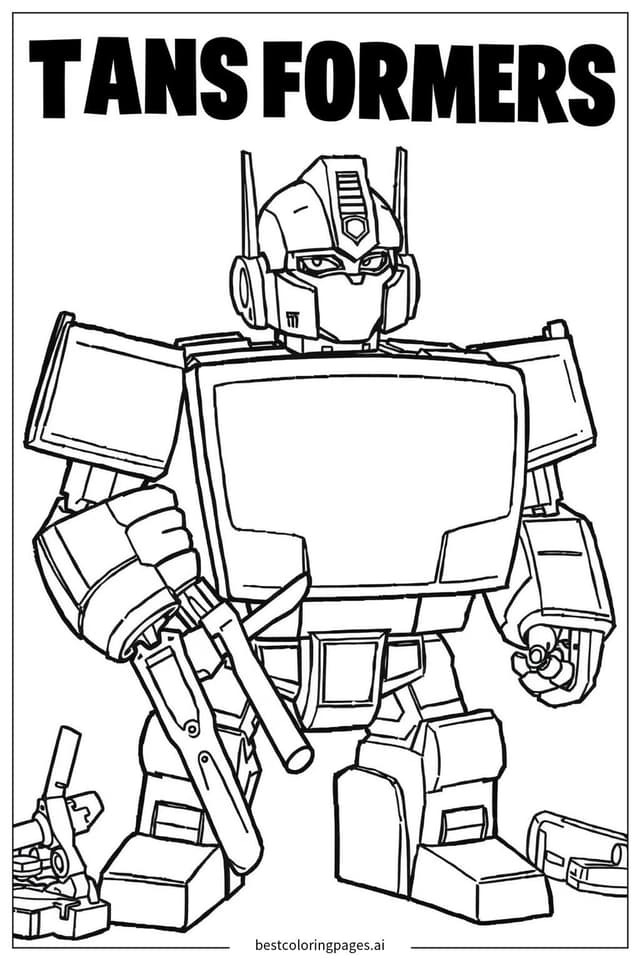 Desenhos de Reparo do Ratchet para Colorir