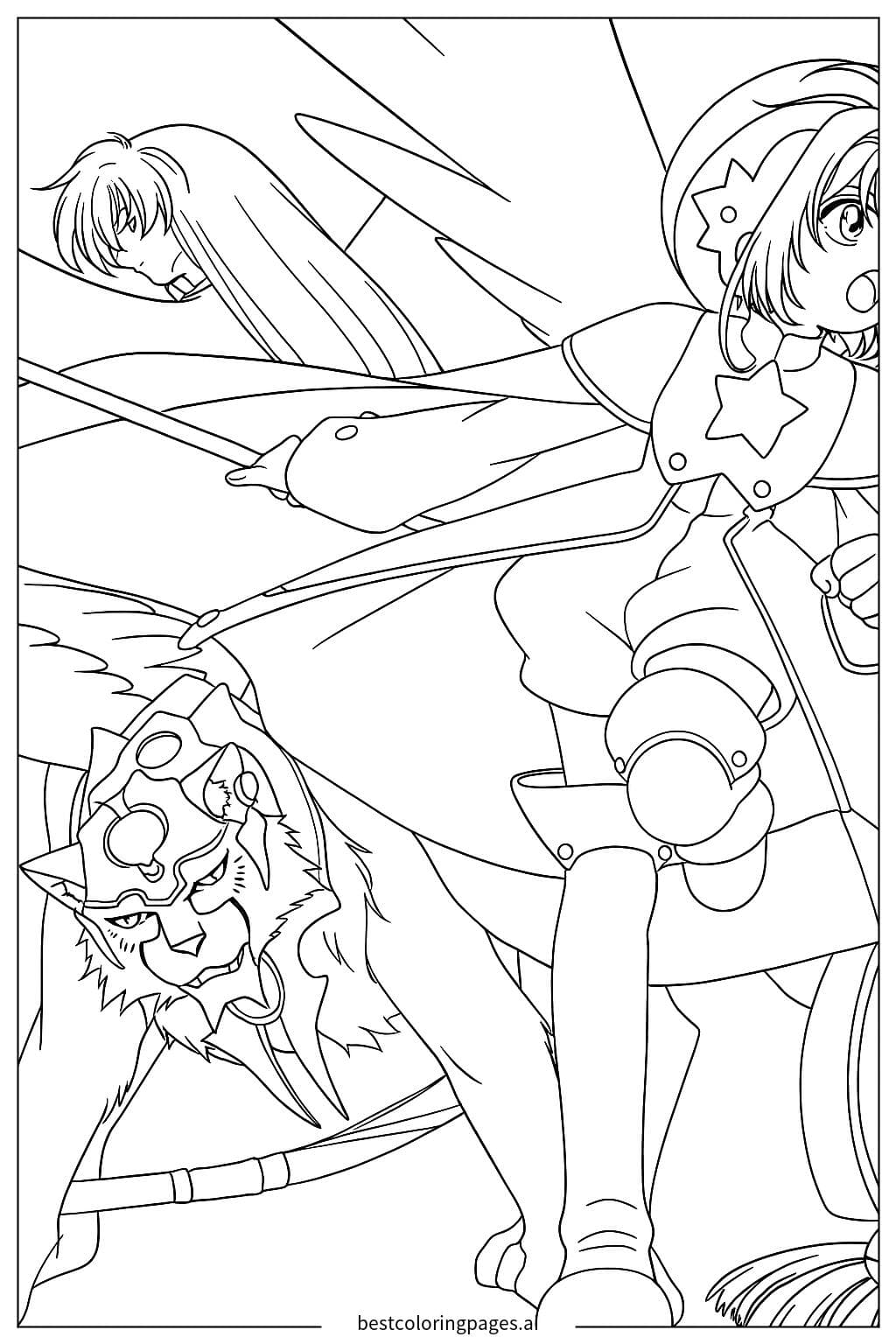 Sakura Capturing Clow Cards