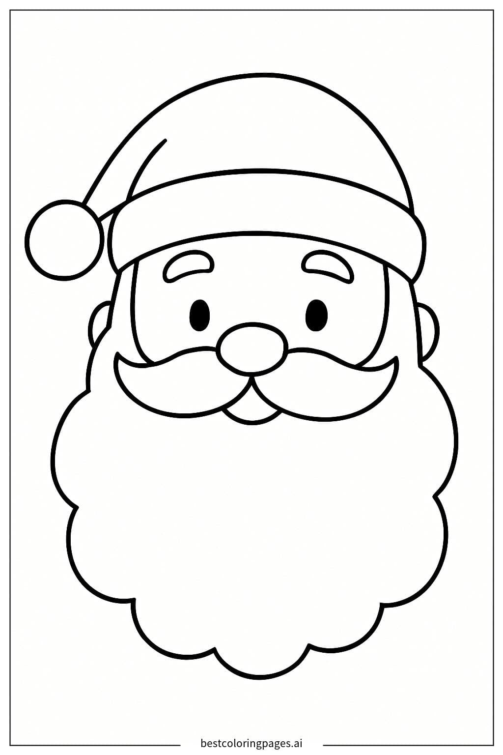 Volto di Babbo Natale