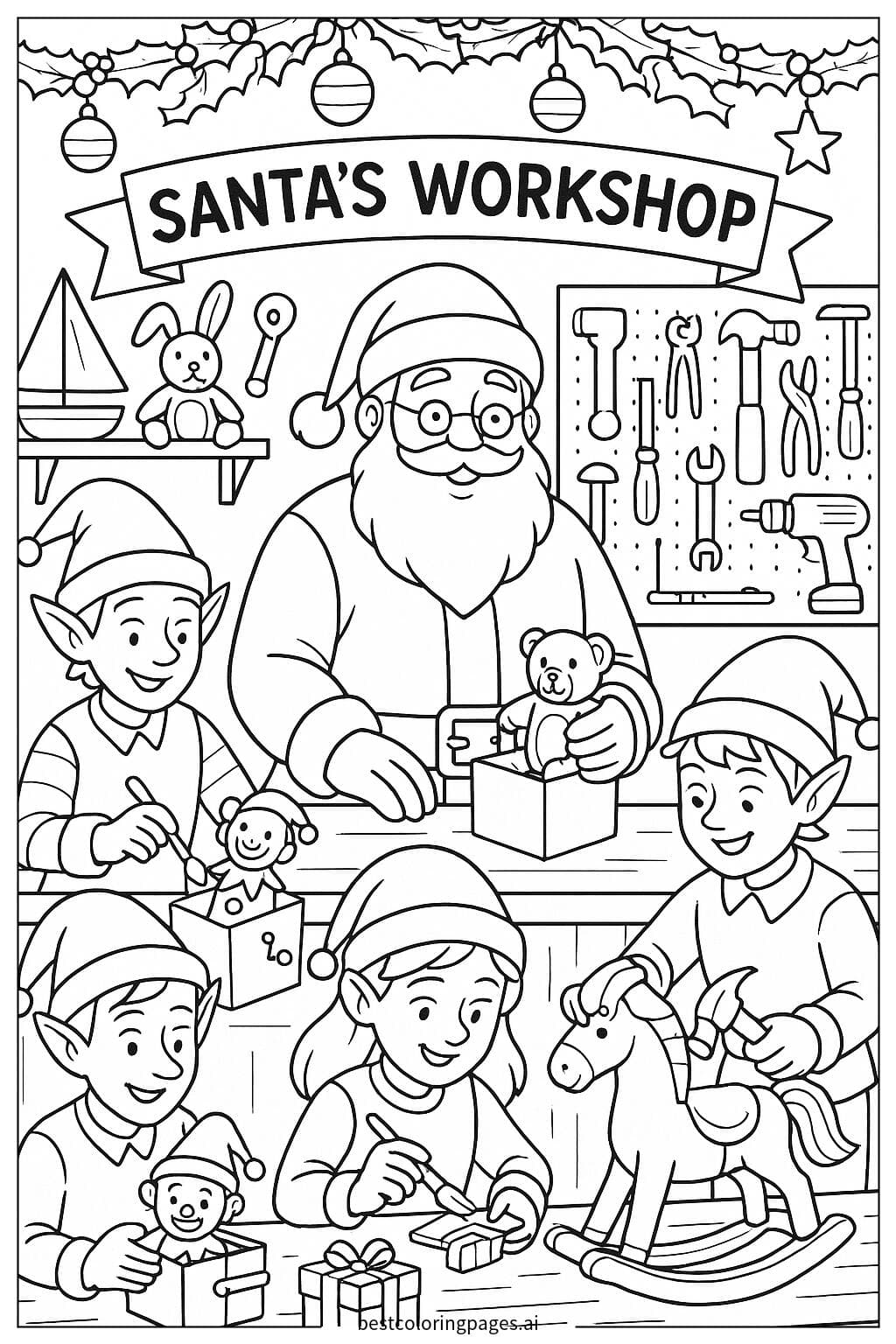 Il Laboratorio di Babbo Natale con gli Elfi