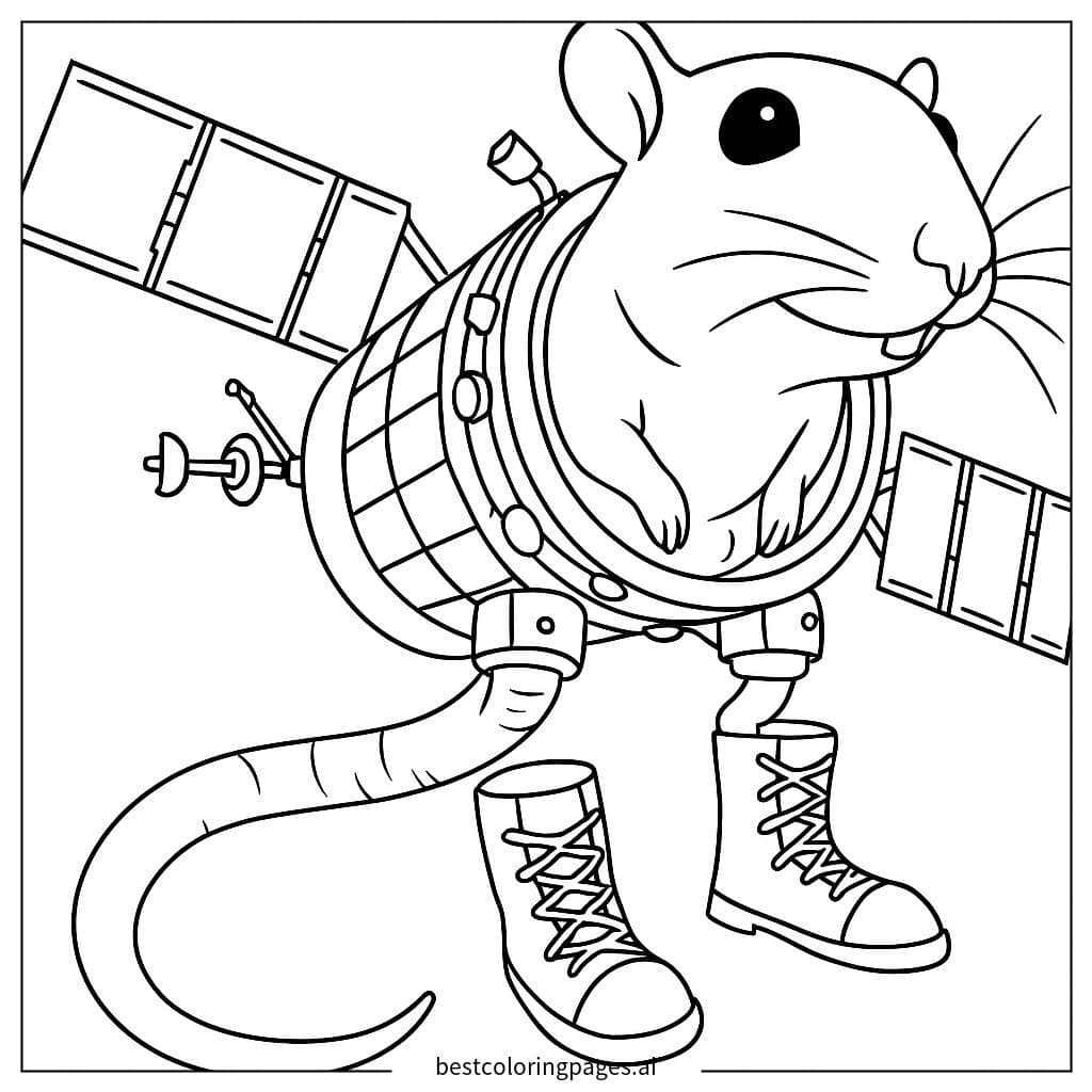 Rata Satélite con Botas