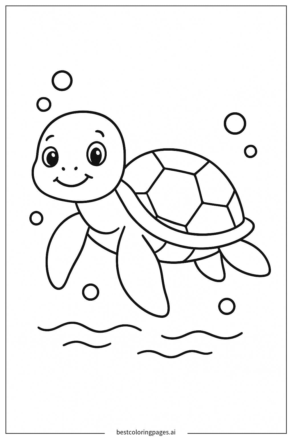 Smiling Sea Turtle Adventure