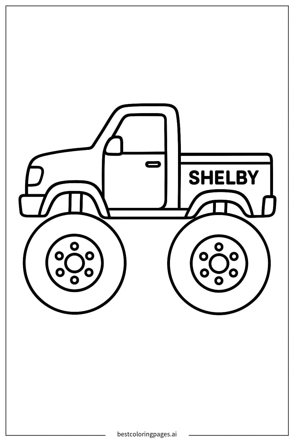 Shelby Truck with Big Wheels