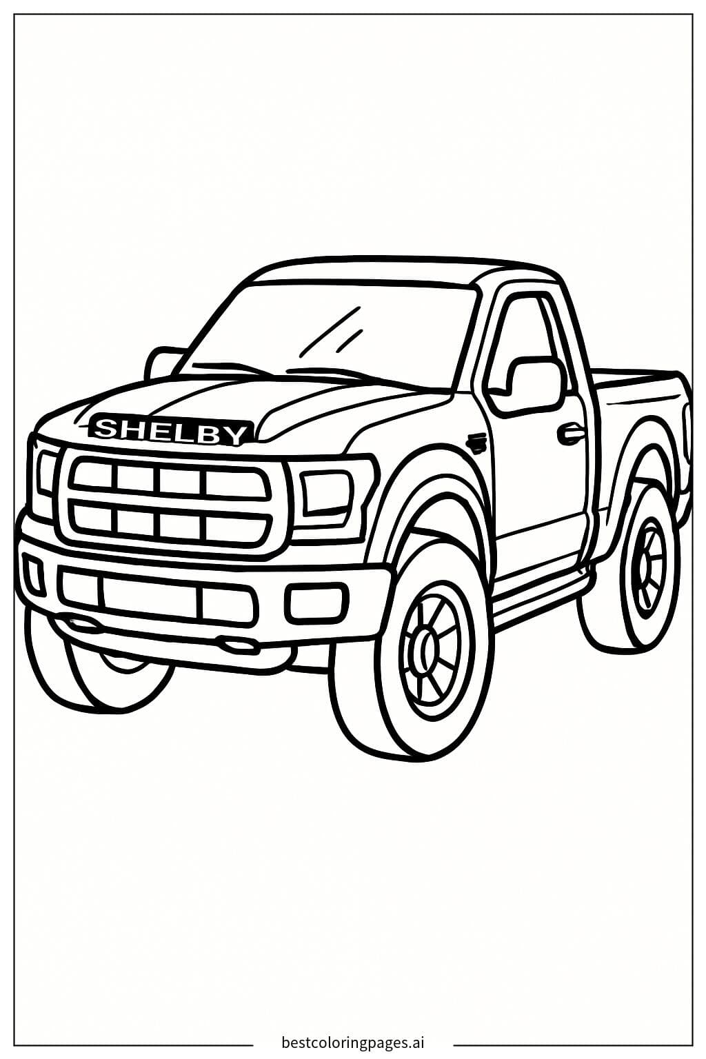 Shelby Truck without a Background