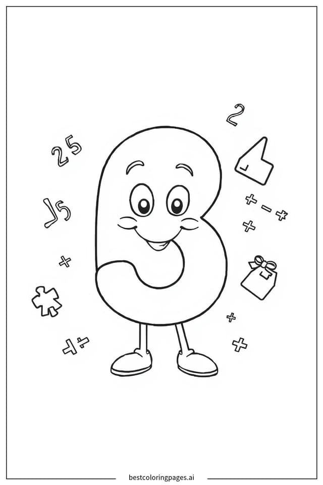 Fun with Simple Addition Coloring Page