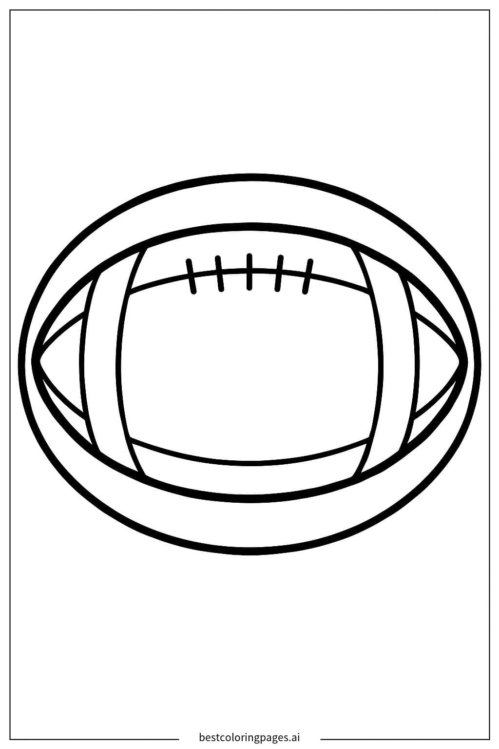 Logotipo Simples de Futebol Americano