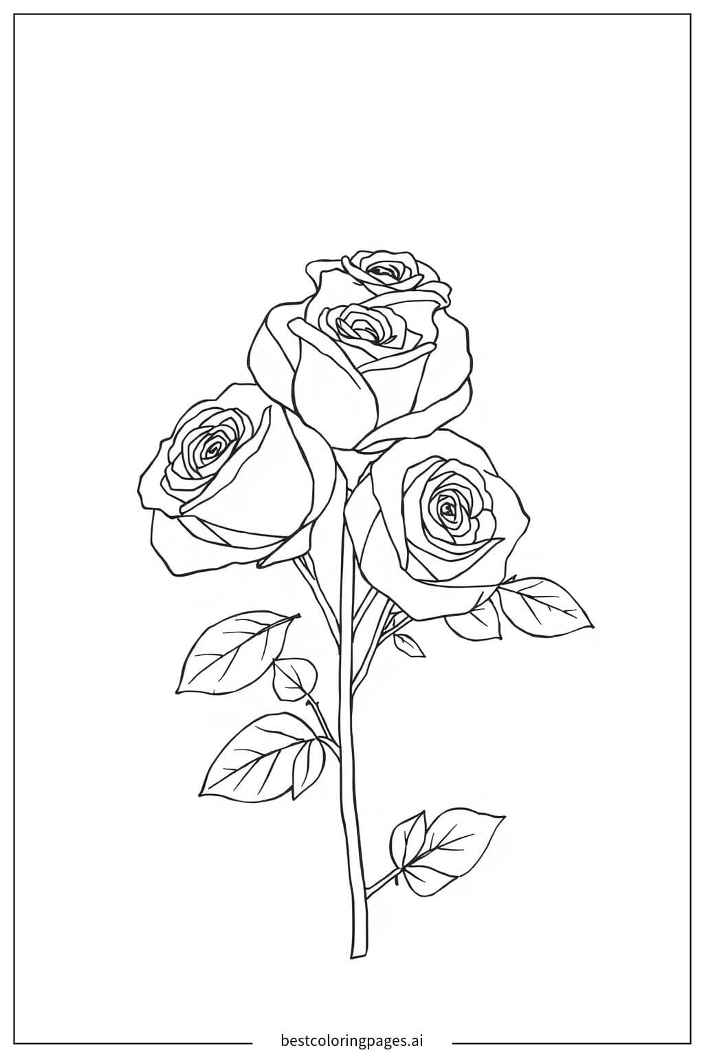 Buquê Simples de Rosas